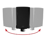 Picture of B-Tech VENTRY - Side Clamping Loudspeaker Wall Mounts with Tilt & Swivel (Pair)