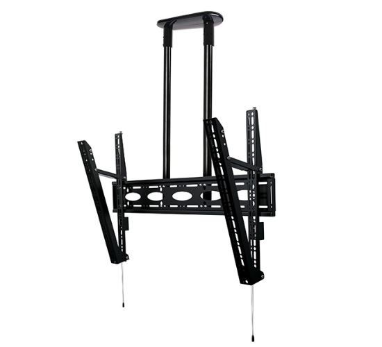 Picture of B-Tech Extra-Large Universal Flat Screen Ceiling Mount with Tilt (VESA 1000 x 600) - 3m Ø50mm Poles