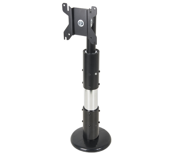 Picture of B-Tech Flat Screen Ceiling / Desk Mount with Tilt & Swivel (VESA 100) - 0.5m Ø50mm Pole