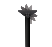 Picture of B-Tech SYSTEM 2 - Heavy Duty Ceiling / Wall Mount with Tilt for Ø50mm Poles