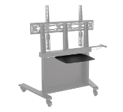 Picture of B-Tech Universal Flat Screen Trolley with Motorised Height Adjustment (VESA 1000 x 600) 100kg