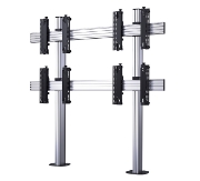 Picture of B-Tech SYSTEM X - 2 x 2 Universal Bolt-Down Videowall Mounting System with Micro-Adjustment for 46-60" screens