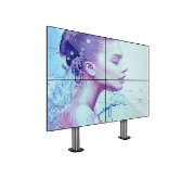 Picture of B-Tech SYSTEM X - 2 x 2 Universal Bolt-Down Videowall Mounting System with Micro-Adjustment for 46-60" screens
