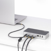Picture of StarTech.com 50cm (1.6ft) USB4 Cable, USB-IF Certified USB-C Cable, 40Gbps, 240W Power Delivery PD 3.1 EPR, 8K 60Hz, USB Type-C Data Transfer Cable/Cord, Compatible w/Thunderbolt/USB 3.2 Ports