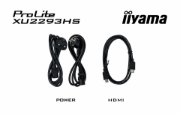 Picture of iiyama ProLite XU2293HS-B6 computer monitor 54.6 cm (21.5") 1920 x 1080 pixels Full HD LED Black