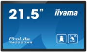 Picture of iiyama TW2223AS-B2 Signage Display Interactive flat panel 54.6 cm (21.5") Wi-Fi 400 cd/m² Full HD Black Touchscreen Built-in processor Android 12 24/7