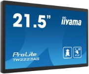 Picture of iiyama TW2223AS-B2 Signage Display Interactive flat panel 54.6 cm (21.5") Wi-Fi 400 cd/m² Full HD Black Touchscreen Built-in processor Android 12 24/7