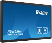 Picture of iiyama TW2223AS-B2 Signage Display Interactive flat panel 54.6 cm (21.5") Wi-Fi 400 cd/m² Full HD Black Touchscreen Built-in processor Android 12 24/7