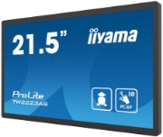 Picture of iiyama TW2223AS-B2 Signage Display Interactive flat panel 54.6 cm (21.5") Wi-Fi 400 cd/m² Full HD Black Touchscreen Built-in processor Android 12 24/7