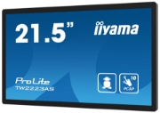 Picture of iiyama TW2223AS-B2 Signage Display Interactive flat panel 54.6 cm (21.5") Wi-Fi 400 cd/m² Full HD Black Touchscreen Built-in processor Android 12 24/7