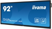 Picture of iiyama TE9218UWI-B1AG Signage Display Interactive flat panel 2.32 m (91.5") LED Wi-Fi 500 cd/m² 5K Ultra HD Black Touchscreen Built-in processor Android 16/7