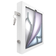 Picture of Compulocks iPad Air M2 13" (2024), Apex Enclosure Brandable Floor Stand - White