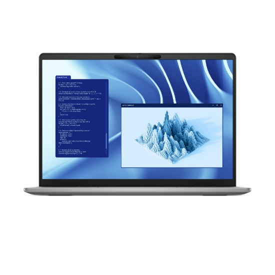 Picture of DELL Latitude 7455 Qualcomm Snapdragon X1E-80-100 Laptop 35.6 cm (14") Touchscreen Quad HD+ 32 GB LPDDR5x-SDRAM 512 GB SSD Wi-Fi 7 (802.11be) Windows 11 Pro Belgian Grey