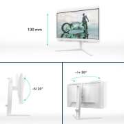 Picture of Philips Evnia 24M2N3201A/00 computer monitor 60.5 cm (23.8") 1920 x 1080 pixels Full HD LCD White