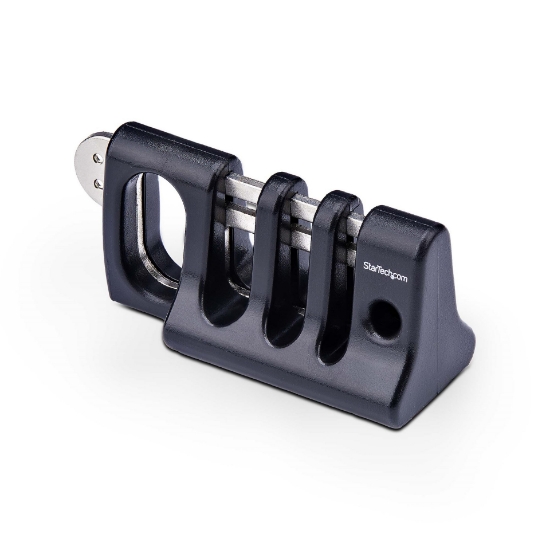 Picture of StarTech.com Peripheral Cable Anchor Lock, Secure Keyboard/Mouse, Cable Lock For Shared Office/Public Computers, Cable Trap Compatible w/Laptop Security Cable/Padlock - TAA