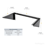 Picture of StarTech.com Vertical Wall-Mount Server Rack - Solid Steel - 6U