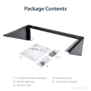 Picture of StarTech.com Vertical Wall-Mount Server Rack - Solid Steel - 6U