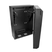 Picture of StarTech.com 8U 19" Vertical Wall Mount Server Rack Cabinet - Low Profile (15") - 30" Deep Locking Network Enclosure w/2U for Switch Patch Panel Router Mounting IT/Data Cabinet Assembled