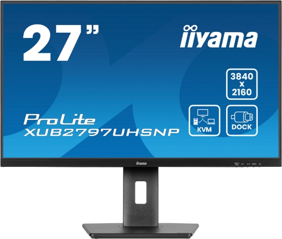 Picture of iiyama ProLite XUB2797UHSNP-B1 computer monitor 68.6 cm (27") 3840 x 2160 pixels 4K Ultra HD LED Black