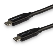 Picture of StarTech.com USB-C to USB-C Cable w/ 5A PD - M/M - 3 m (10 ft.) - USB 2.0 - USB-IF Certified