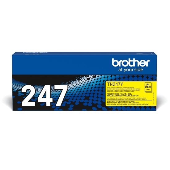 Picture of Brother TN-247Y toner cartridge 1 pc(s) Original Yellow