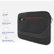 Picture of ACT Suburb Laptop Sleeve 15.6", made from recycled plastic bottles
