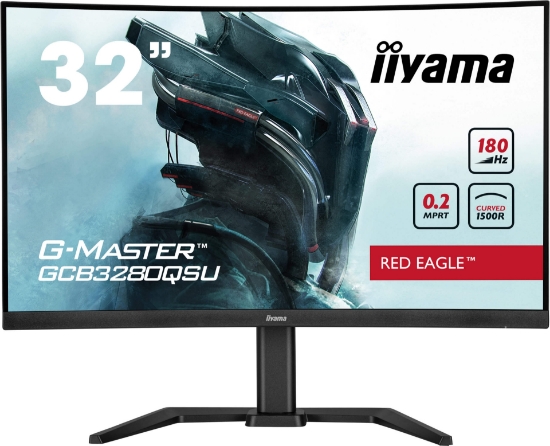 Picture of iiyama G-MASTER GCB3280QSU-B2 computer monitor 80 cm (31.5") 2560 x 1440 pixels Dual QHD LED Black