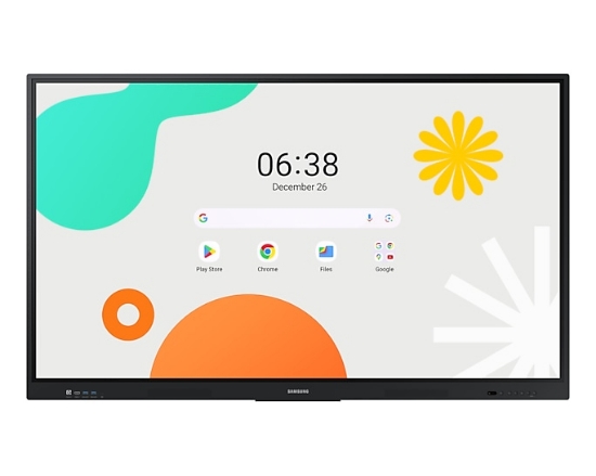 Picture of Samsung LH65WAFWLGCXEN interactive whiteboard 165.1 cm (65") 3840 x 2160 pixels Touchscreen Black