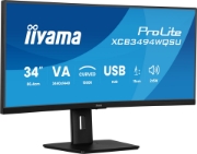 Picture of iiyama ProLite XCB3494WQSU-B1 computer monitor 86.4 cm (34") 3440 x 1440 pixels UltraWide Quad HD LED Black