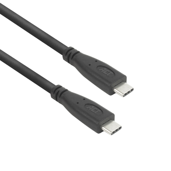 Picture of ACT AC7445 USB cable USB 3.2 Gen 2 (3.1 Gen 2) 5 m USB C Black