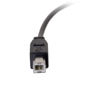 Picture of C2G 3ft, USB 2.0 Type C, USB B USB cable 0.9144 m USB C Black