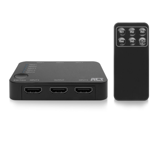 Picture of ACT 4K HDMI Switch 5 in, 1 out