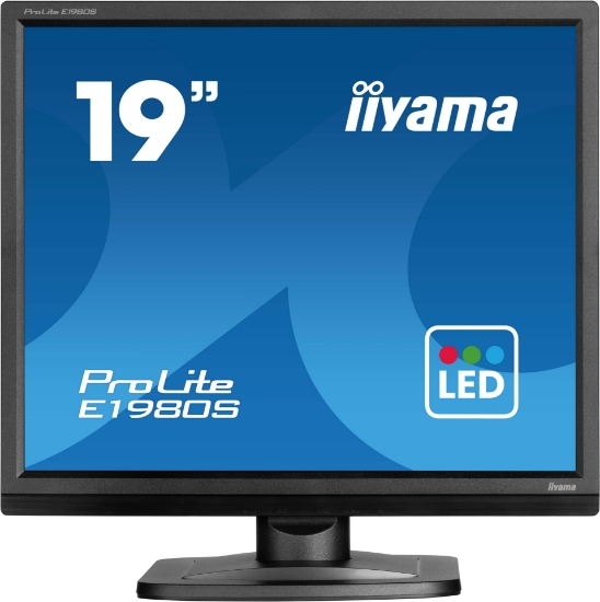 Picture of iiyama ProLite E1980S-B1 computer monitor 48.3 cm (19") 1280 x 1024 pixels VGA LED Black
