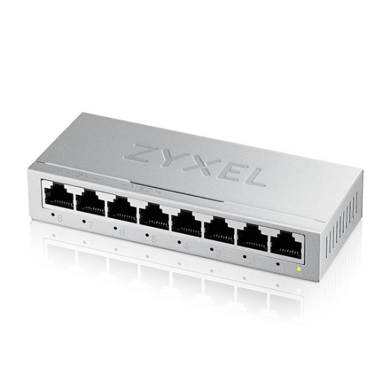 Picture of Zyxel GS-108BV5-EU0101F network switch Unmanaged L2 Gigabit Ethernet (10/100/1000)