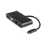 Picture of StarTech.com USB C Multiport Adapter - Mini USB-C Dock w/ Single Monitor VGA 1080p Video - 60W Power Delivery Passthrough - USB 3.1 Gen 1 Type-A 5Gbps, Gigabit Ethernet - Docking Station