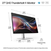Picture of HP Series 7 Pro 27 inch QHD Thunderbolt 4 Monitor - 727pu