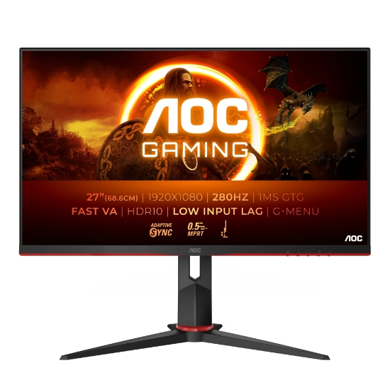 Picture of AOC G2 27G2ZN3/BK computer monitor 68.6 cm (27") 1920 x 1080 pixels Full HD LCD Black, Red
