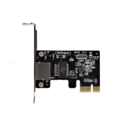 Picture of StarTech.com 1-Port Gigabit PCIe Network Adapter Card, Low-Profile NIC, 10/100/1000Mbps PCI Express LAN Card, Realtek RTL8111H, Windows and Linux, TAA Compliant
