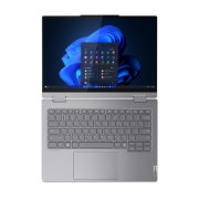 Picture of Lenovo ThinkBook 14 2-in-1 G4 IML Intel Core Ultra 5 125U Hybrid (2-in-1) 35.6 cm (14") Touchscreen WUXGA 16 GB DDR5-SDRAM 512 GB SSD Wi-Fi 6E (802.11ax) Windows 11 Pro Belgian Grey