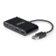 Picture of StarTech.com ST4200MINI2-USB-HUB interface hub USB 2.0 480 Mbit/s Black