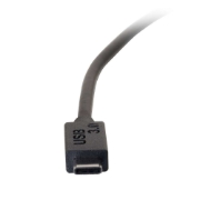 Picture of C2G 10ft, USB 3.0 Type C, USB B USB cable USB 3.2 Gen 1 (3.1 Gen 1) 3.048 m USB C Black