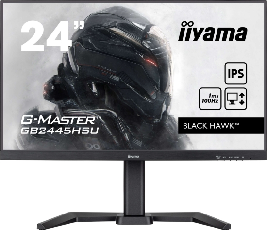 Picture of iiyama G-MASTER GB2445HSU-B2 LED display 60.5 cm (23.8") 1920 x 1080 pixels Full HD Black