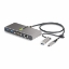 Picture of StarTech.com 2-Port USB-C Hub with Ethernet and RS-232, Attached USB-C to USB-A Dongle, 100W PD Pass-Through, 2x USB-A 5Gbps, Gigabit Ethernet, RS232 Serial (FTDI)