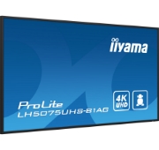 Picture of iiyama LH5075UHS-B1AG Signage Display Digital signage flat panel 125.7 cm (49.5") LCD Wi-Fi 500 cd/m² 4K Ultra HD Black Built-in processor Android 11 24/7