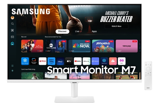 Picture of Samsung M70D computer monitor 81.3 cm (32") 3840 x 2160 pixels 4K Ultra HD LED White