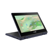 Picture of ASUS Chromebook CR11 Flip CR1104FTA-NS0116 Intel® N N150 29.5 cm (11.6") Touchscreen HD 4 GB LPDDR5-SDRAM 32 GB eMMC Wi-Fi 6 (802.11ax) ChromeOS US International Grey