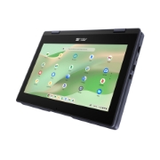 Picture of ASUS Chromebook CR11 Flip CR1104FTA-NS0116 Intel® N N150 29.5 cm (11.6") Touchscreen HD 4 GB LPDDR5-SDRAM 32 GB eMMC Wi-Fi 6 (802.11ax) ChromeOS US International Grey