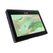 Picture of ASUS Chromebook CR11 Flip CR1104FTA-NS0116 Intel® N N150 29.5 cm (11.6") Touchscreen HD 4 GB LPDDR5-SDRAM 32 GB eMMC Wi-Fi 6 (802.11ax) ChromeOS US International Grey