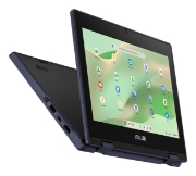 Picture of ASUS Chromebook CR11 Flip CR1104FTA-NS0116 Intel® N N150 29.5 cm (11.6") Touchscreen HD 4 GB LPDDR5-SDRAM 32 GB eMMC Wi-Fi 6 (802.11ax) ChromeOS US International Grey
