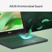 Picture of ASUS Chromebook CR11 Flip CR1104FTA-NS0116 Intel® N N150 29.5 cm (11.6") Touchscreen HD 4 GB LPDDR5-SDRAM 32 GB eMMC Wi-Fi 6 (802.11ax) ChromeOS US International Grey
